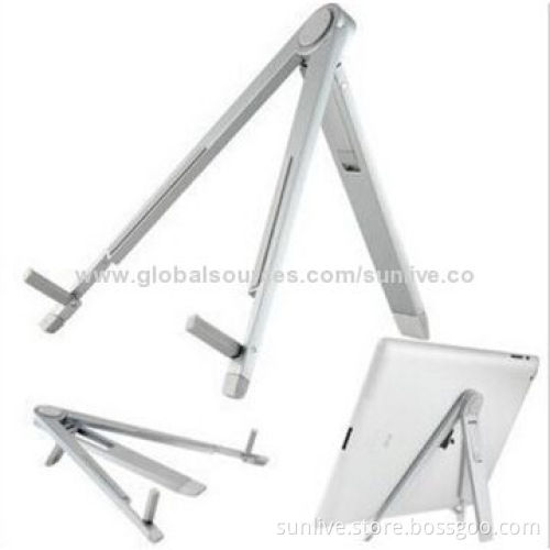 Universal Portable Foldable Ultra Compact Aluminum Metal Desktop Tablet PC Stands for iPad all Stand